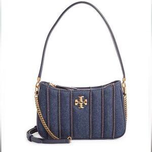 Tory Burch Kira Mini Denim Crossbody